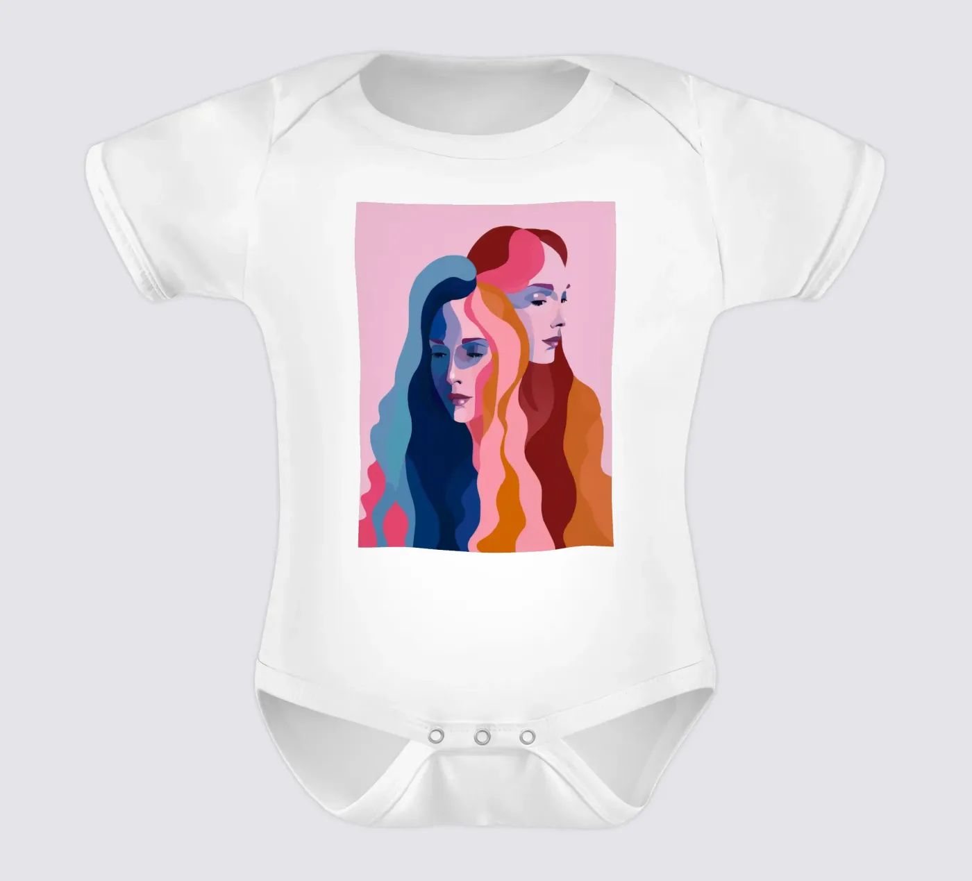 Double teinte Muse body bébé de Lumie Layers