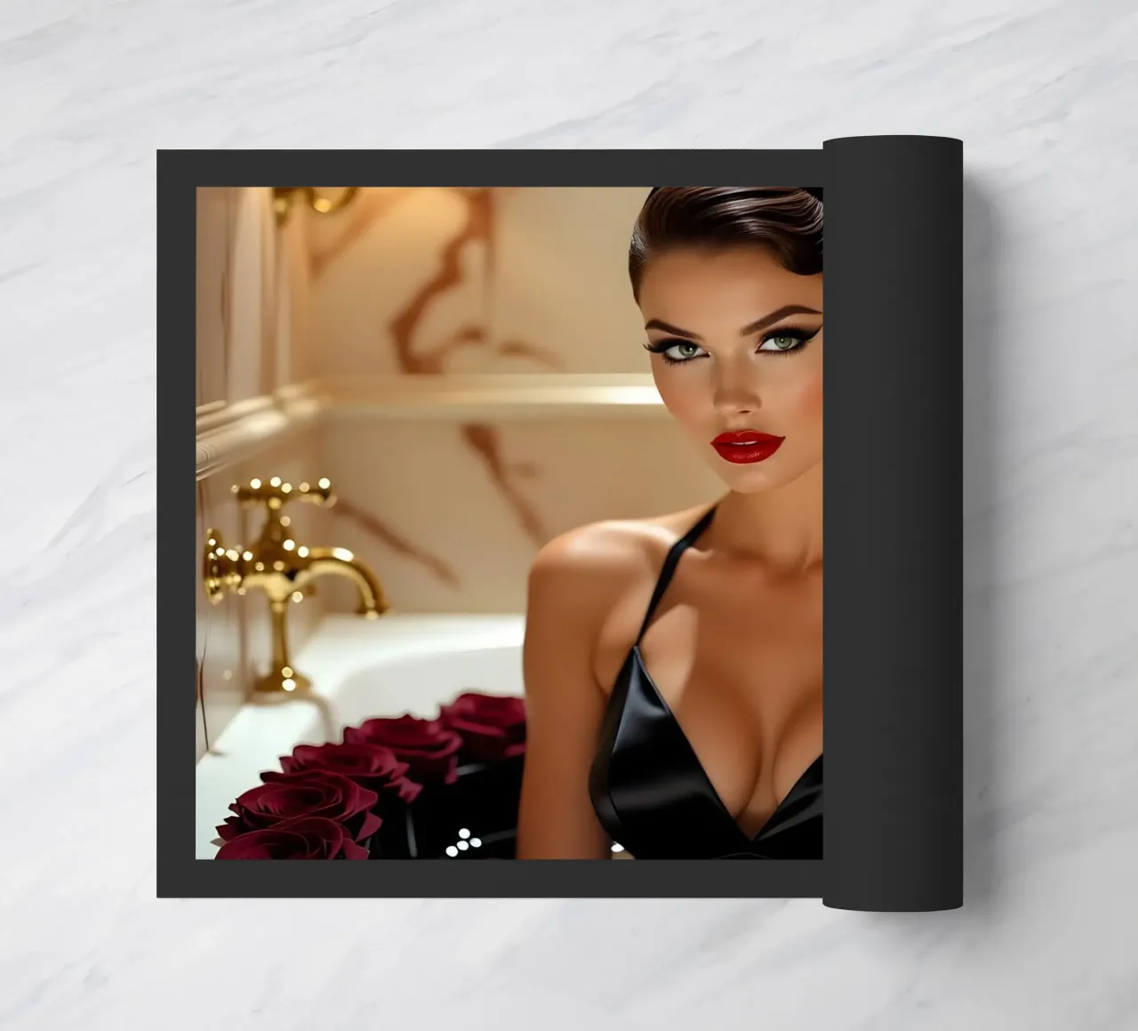 Chocolade Bad deurmat van Anita's Dream