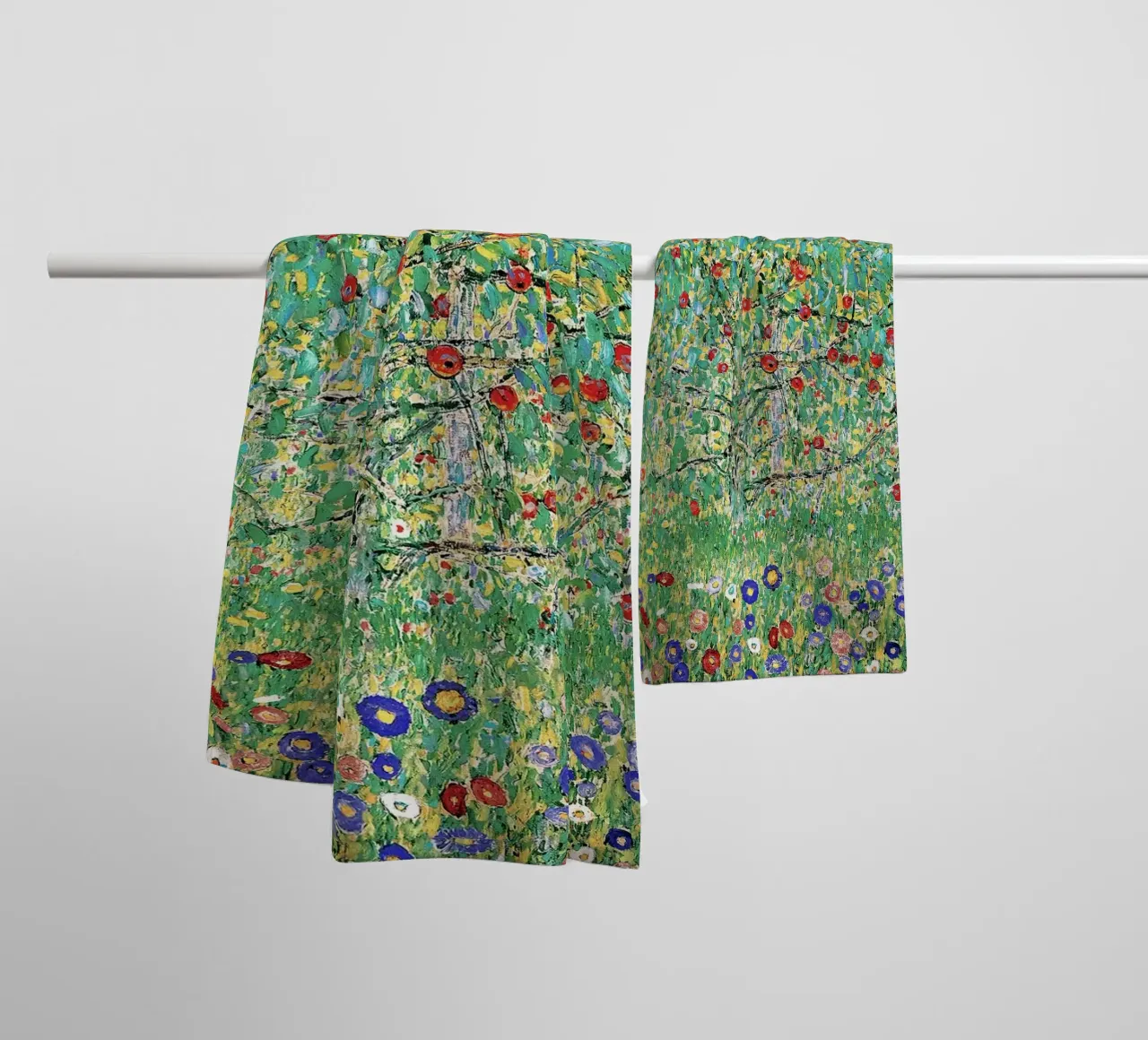 Albero di mele I - Gustav Klimt asciugamano da bagno da Show Art