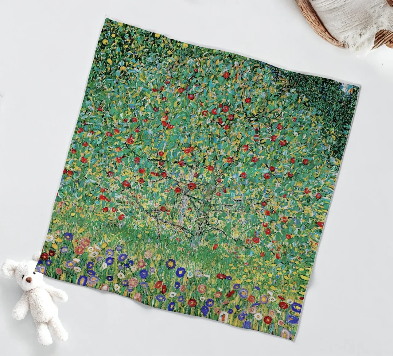 Apple Tree I - Gustav Klimt fleece blanket by Show Art