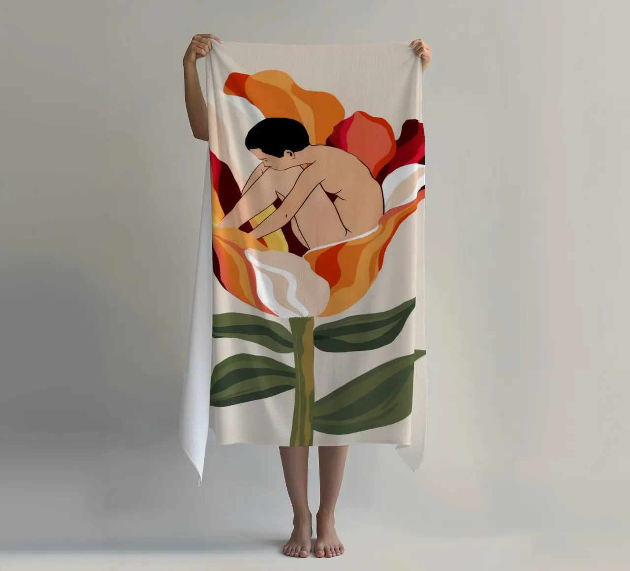 Rinascita di Lily Bloom telo mare da Lumie Layers