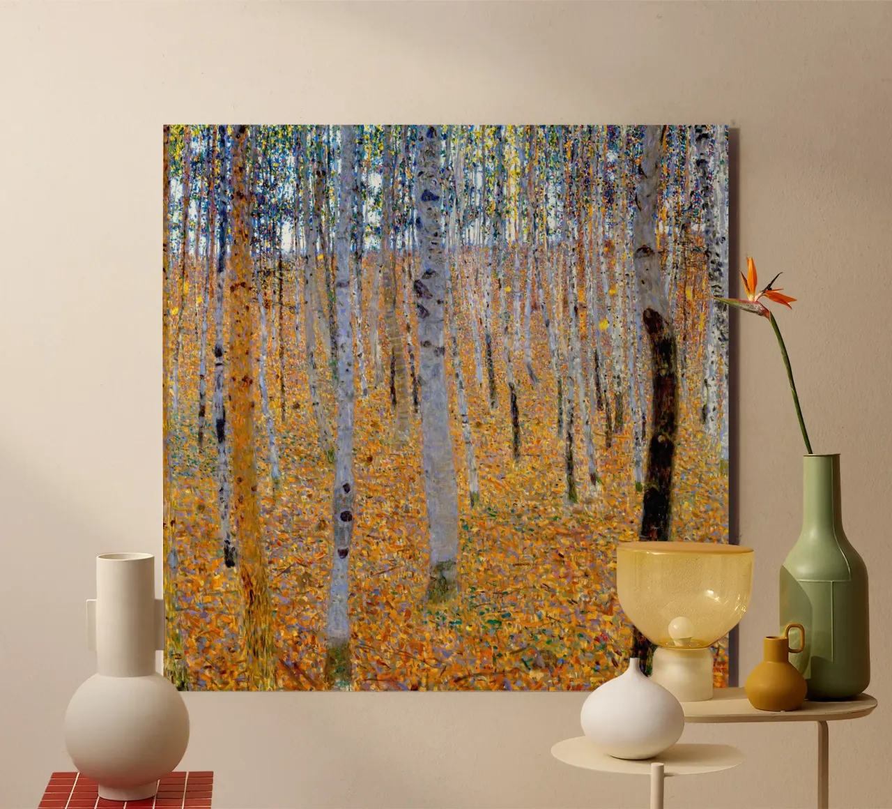 Beech Grove I - Gustav Klimt alu dibond de Show Art