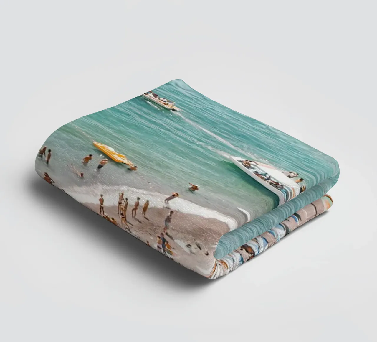 Colourful Beach Umbrellas Coastal Summer Vibes asciugamano da bagno da GraceDigitalArtCo