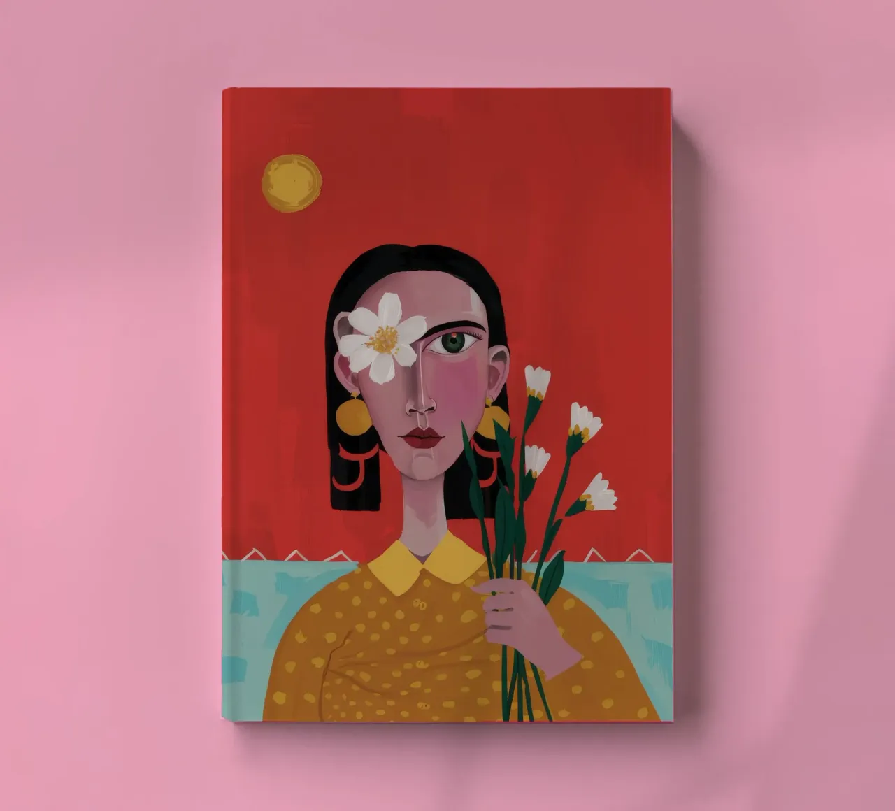 Floral Eye Muse notebook by Lumie Layers