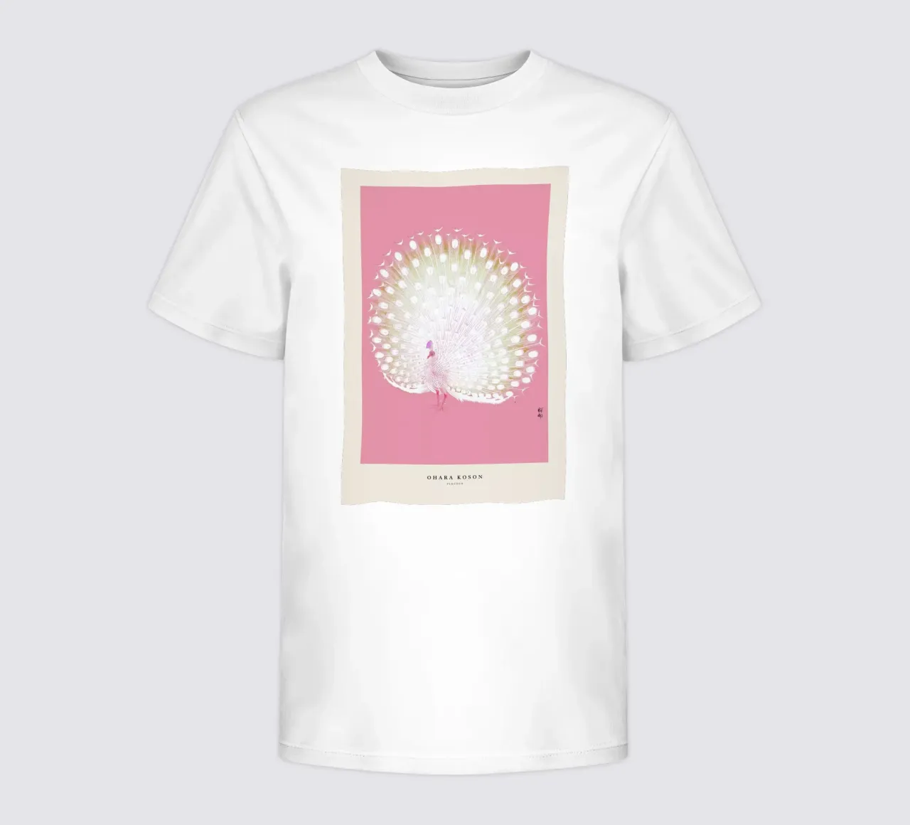 Koson - Peacock kids t-shirt by Vintage by JUNIQE