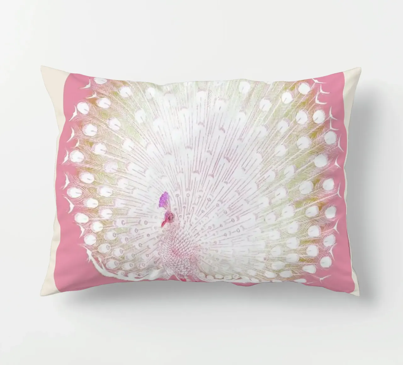 Koson - Peacock cuscino da Vintage by JUNIQE