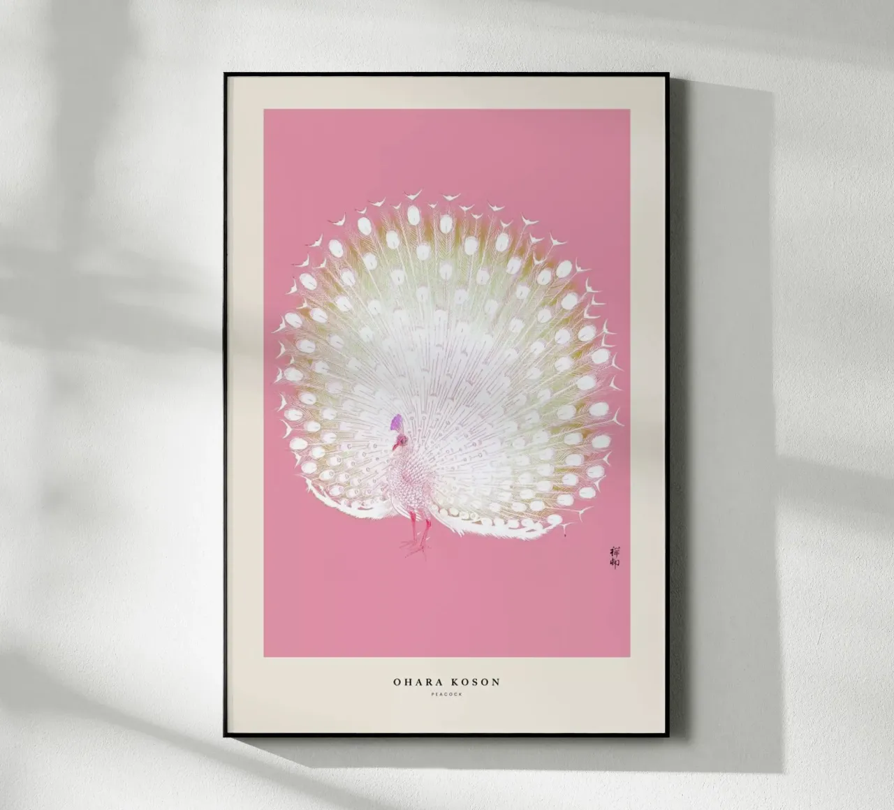 Koson - Peacock plexiglass da Vintage by JUNIQE