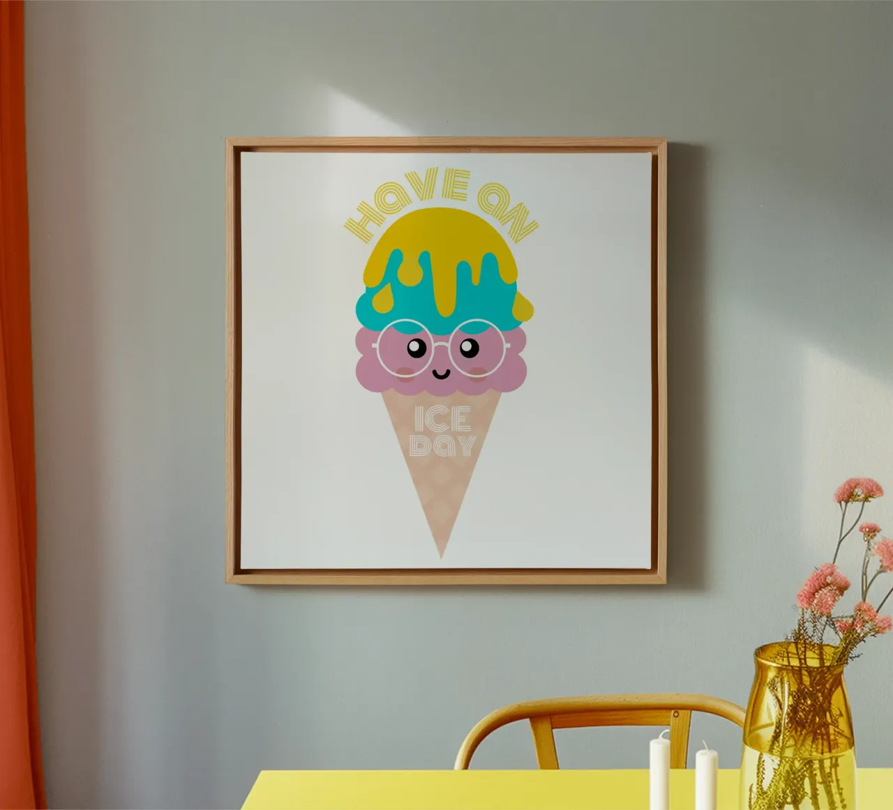 have an ice day tela con Cornice a cassetta da fummelhummel