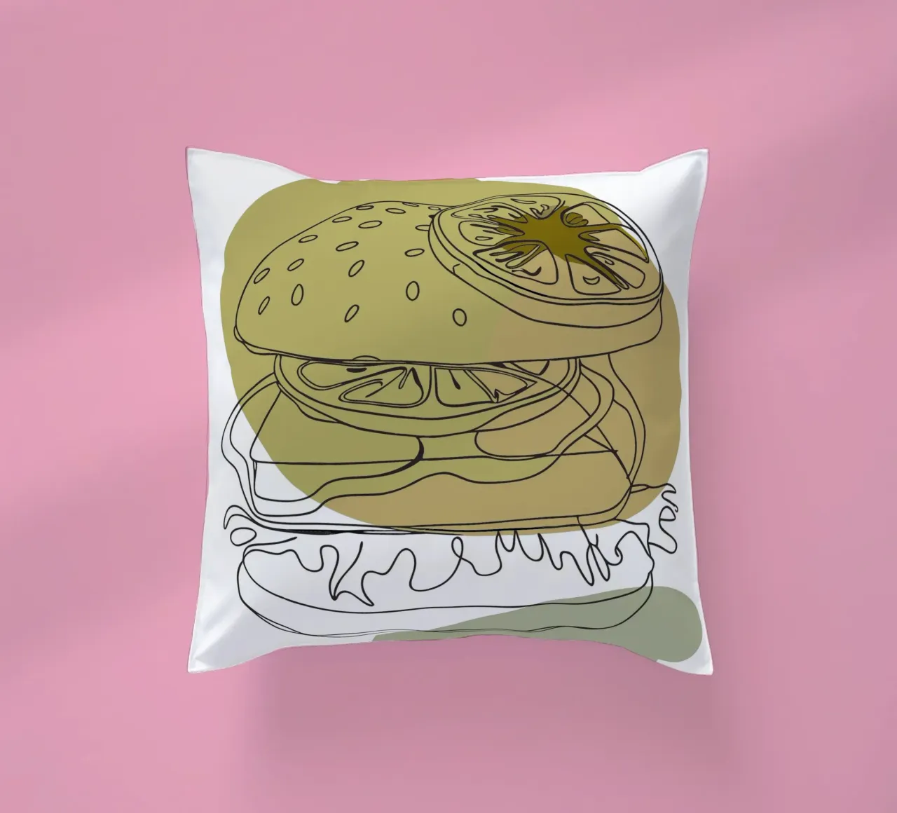 Hamburger minimalista cuscino da RELAXING TOUCH