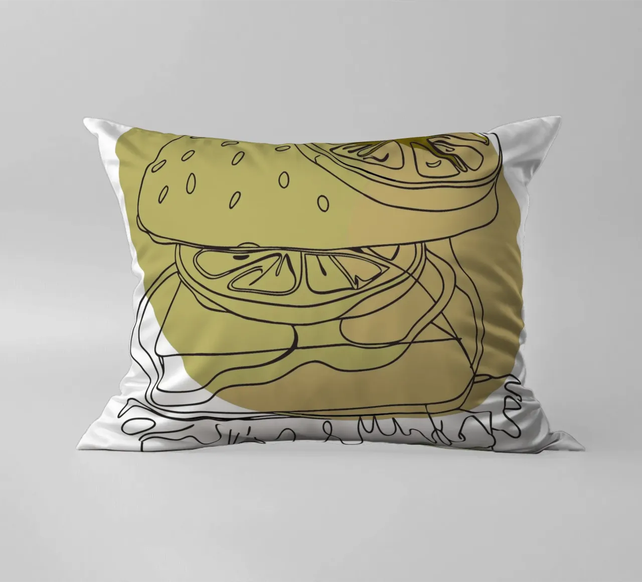 Hamburger minimalista cuscino da RELAXING TOUCH