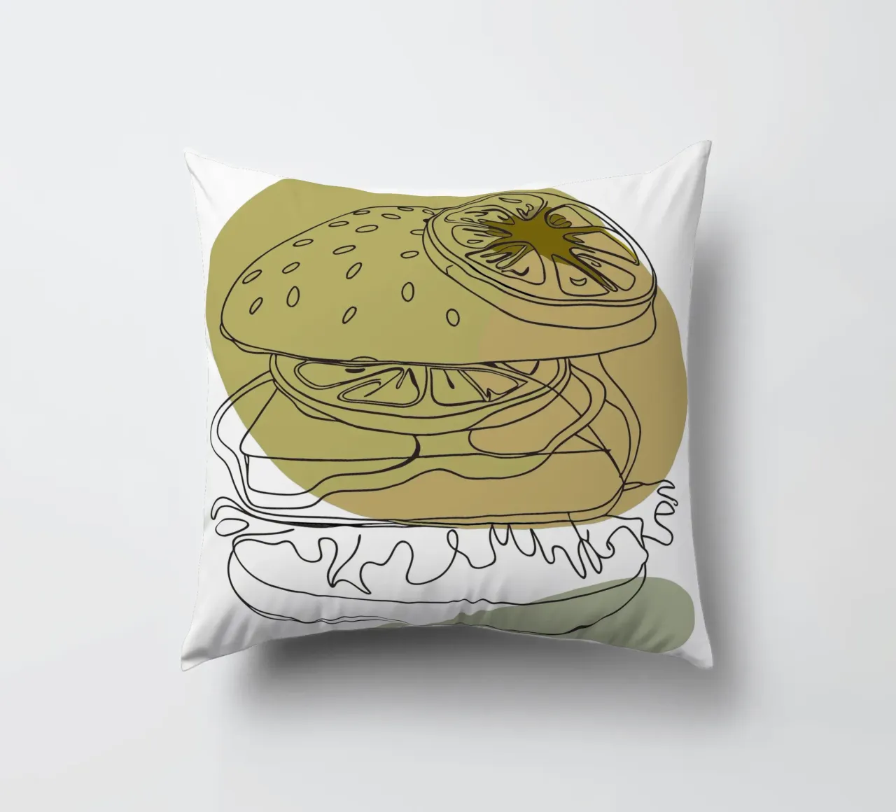 Hamburger minimalista cuscino da RELAXING TOUCH
