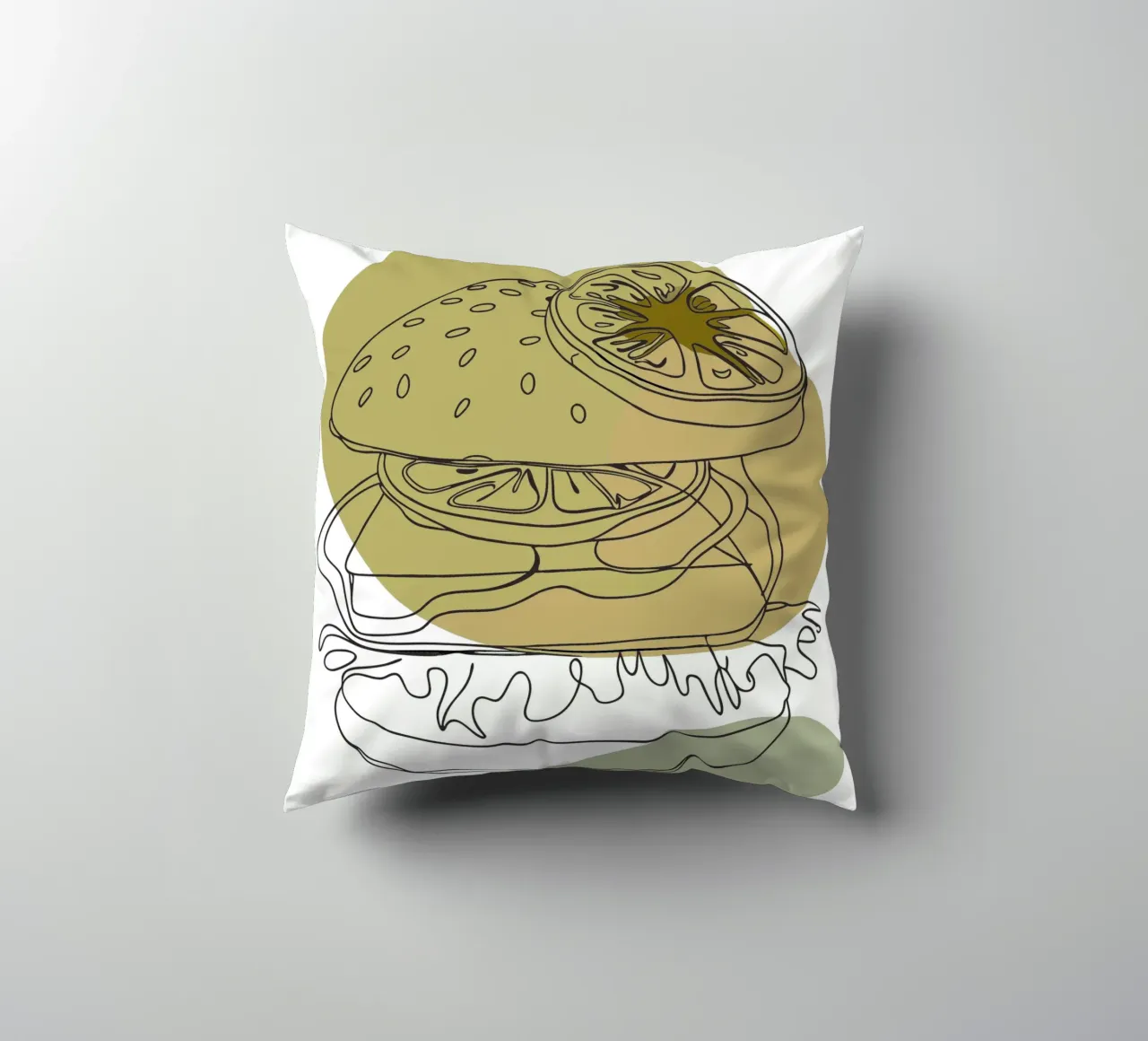 Hamburger minimalista cuscino da RELAXING TOUCH