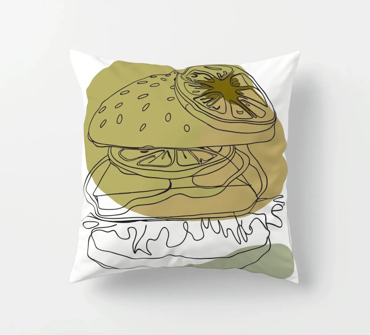 Hamburger minimalista cuscino da RELAXING TOUCH