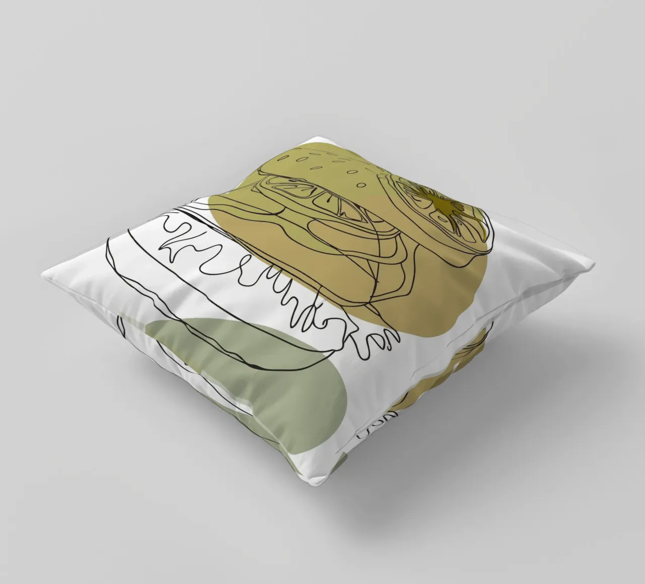 Hamburger minimalista cuscino da RELAXING TOUCH