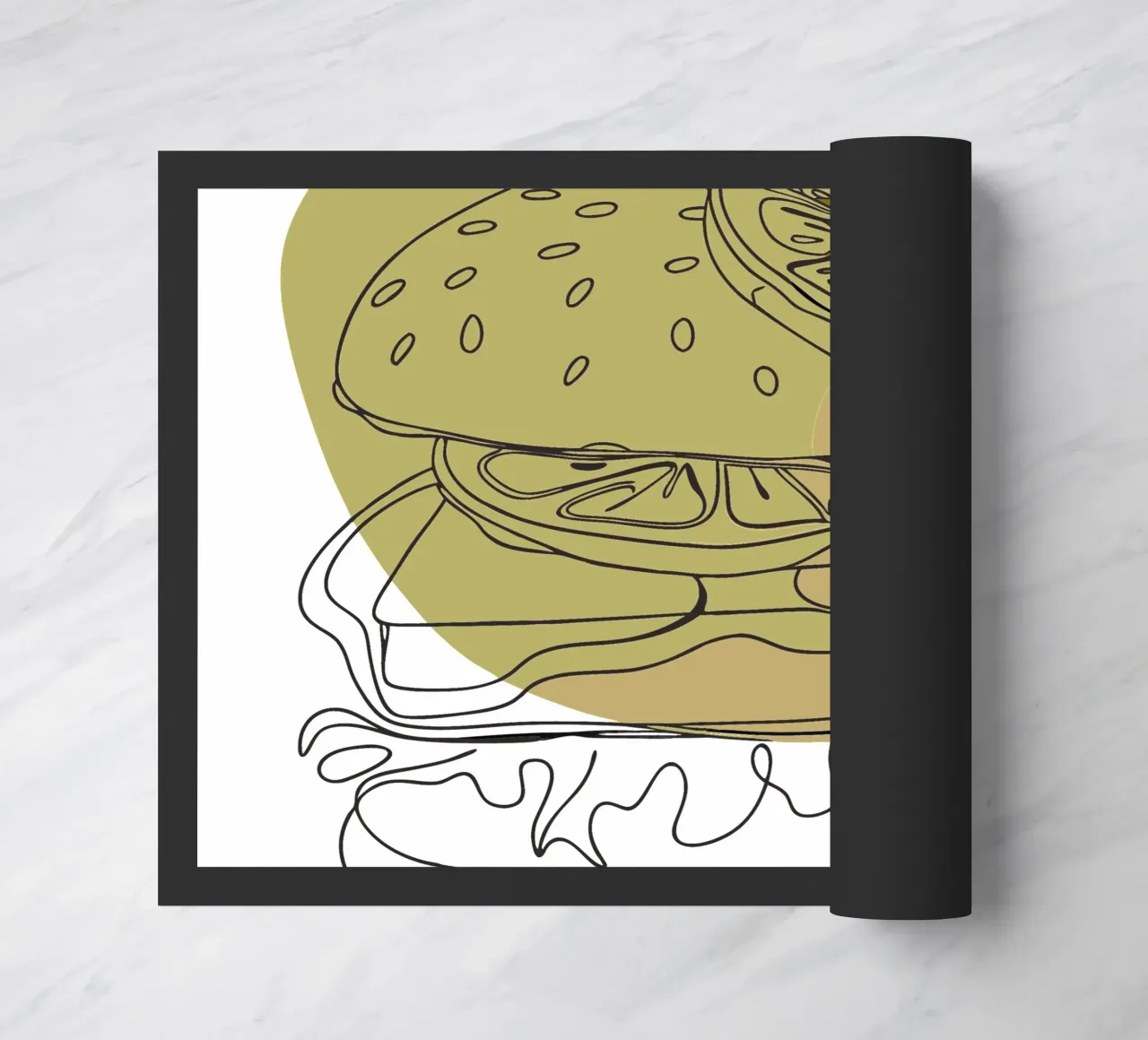 Hamburger minimalista zerbino da RELAXING TOUCH