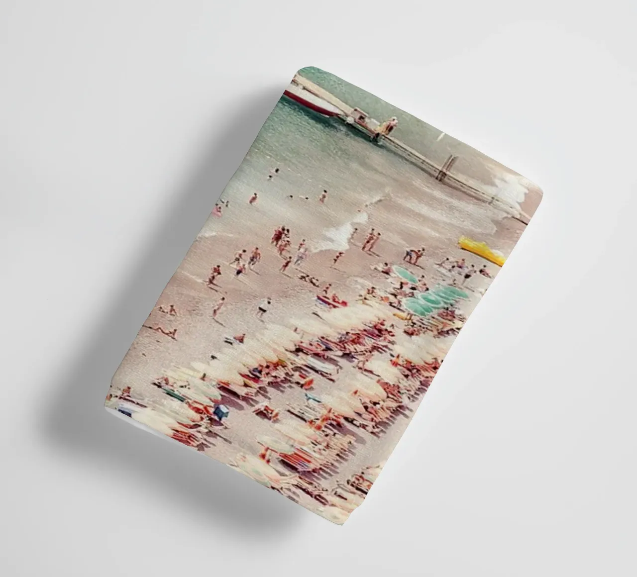 Positano Beach View - Summer coastal beach house art asciugamano da bagno da GraceDigitalArtCo