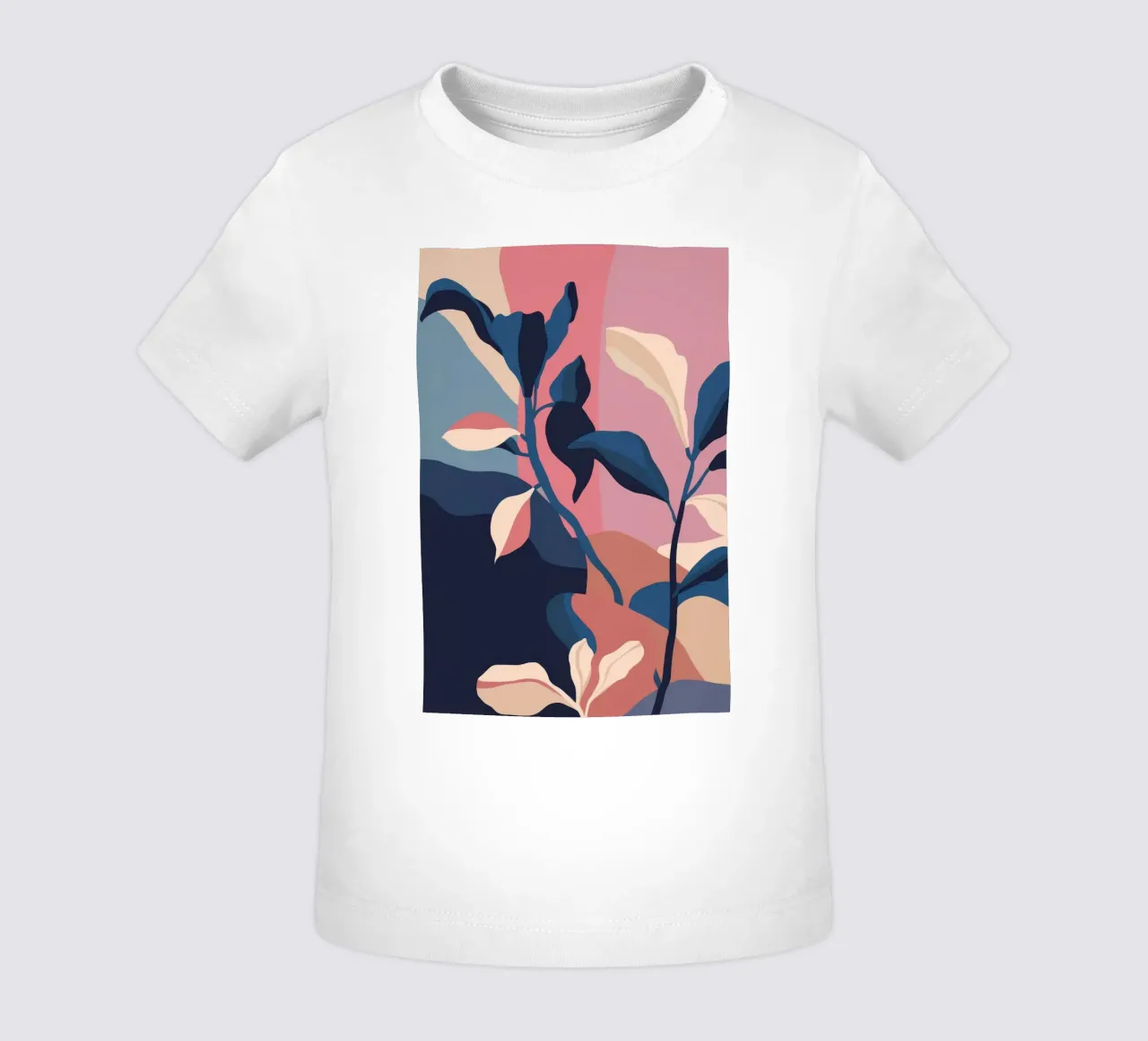 Botanisch Abstract Formulier baby t-shirt van Lumie Layers