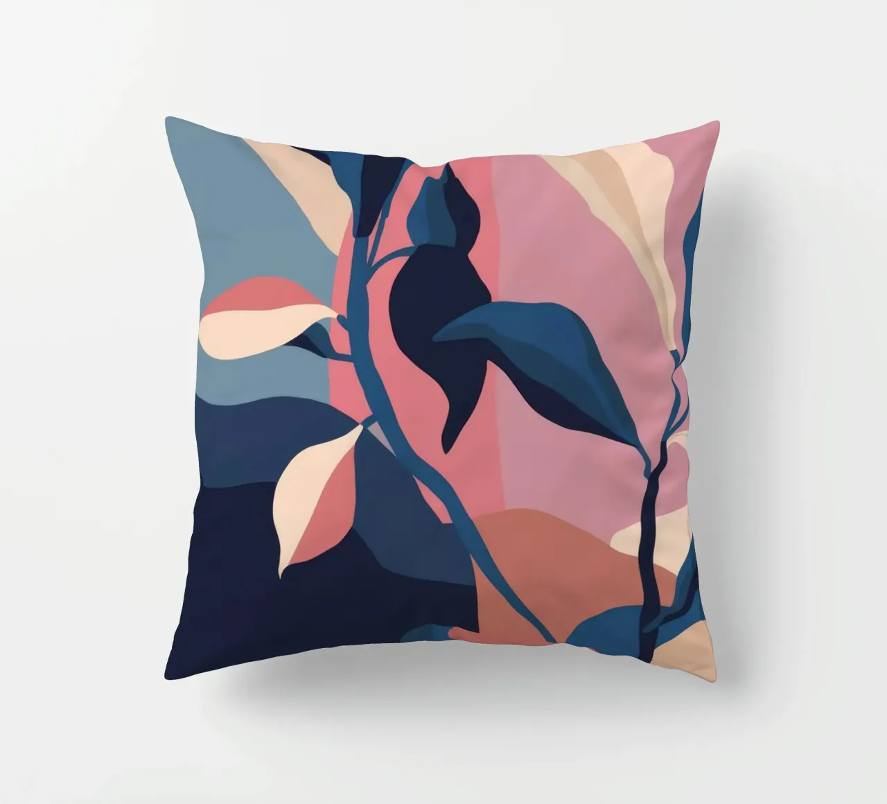 Botanical Abstract Form Kissen von Lumie Layers