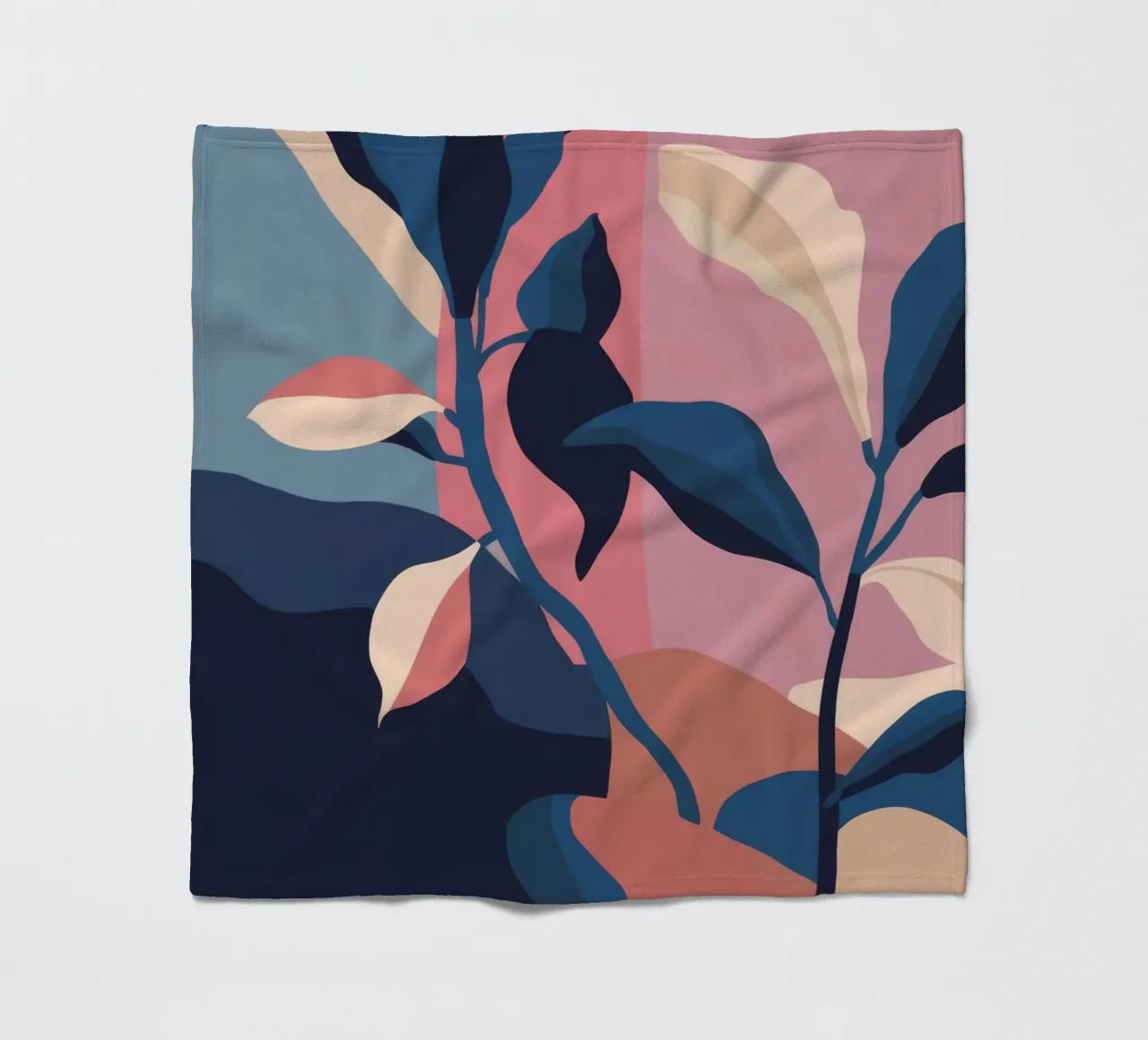 Botanisch Abstract Formulier fleecedeken van Lumie Layers