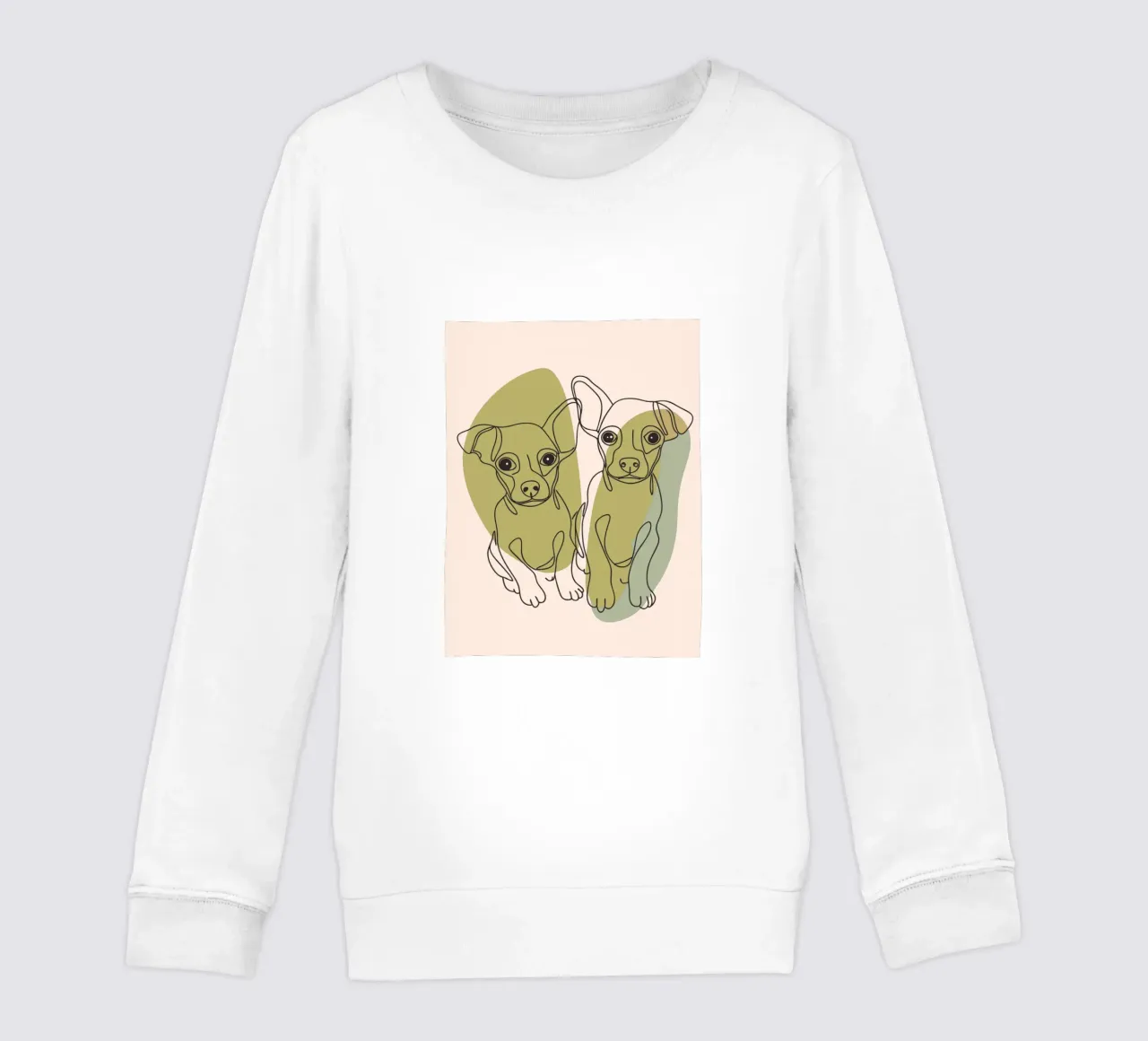 Due cuccioli felpa bambino da RELAXING TOUCH