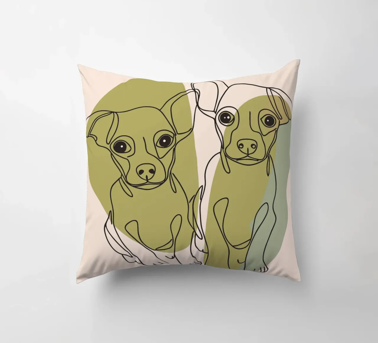 Due cuccioli cuscino da RELAXING TOUCH