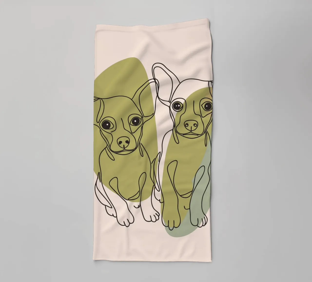 Due cuccioli asciugamano da bagno da RELAXING TOUCH