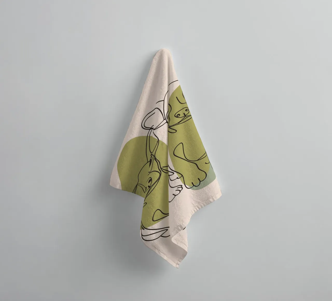 Due cuccioli asciugamano da bagno da RELAXING TOUCH