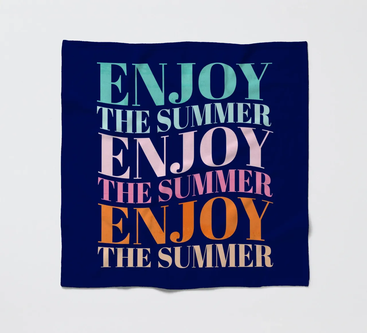 Enjoy the Summer.  Beautiful Type Design to Relax coperta in pile da CalliLetters