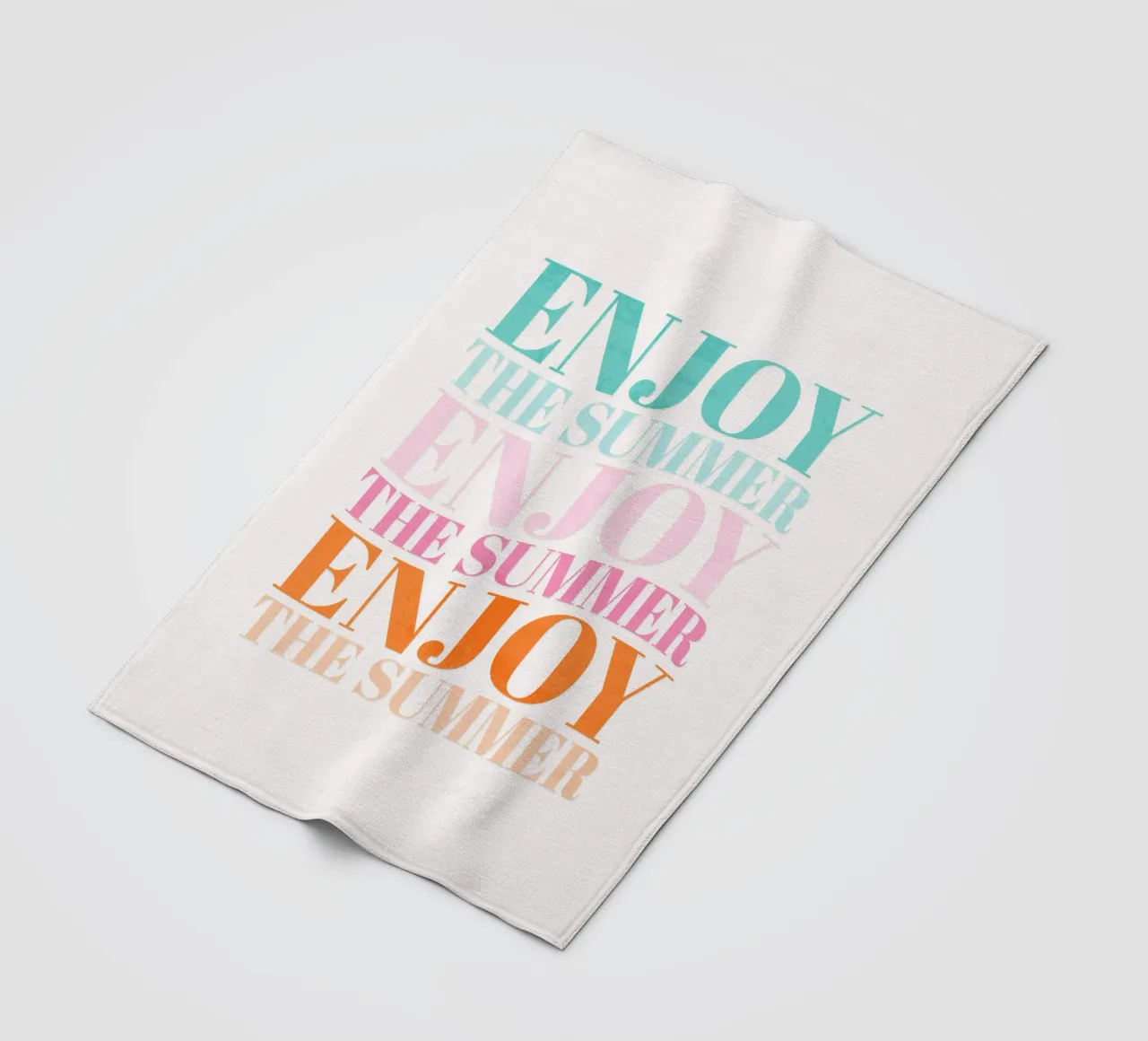 Enjoy the Summer.  Beautiful Type Design to Relax coperta in pile da CalliLetters