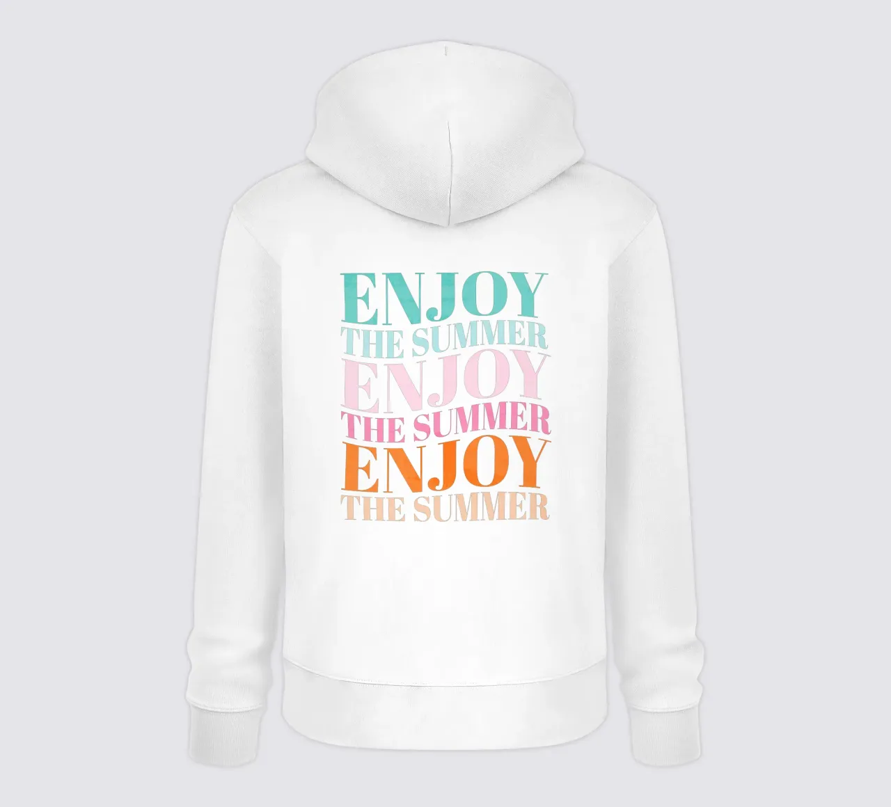 Enjoy the Summer.  Beautiful Type Design to Relax felpa con cappuccio da CalliLetters