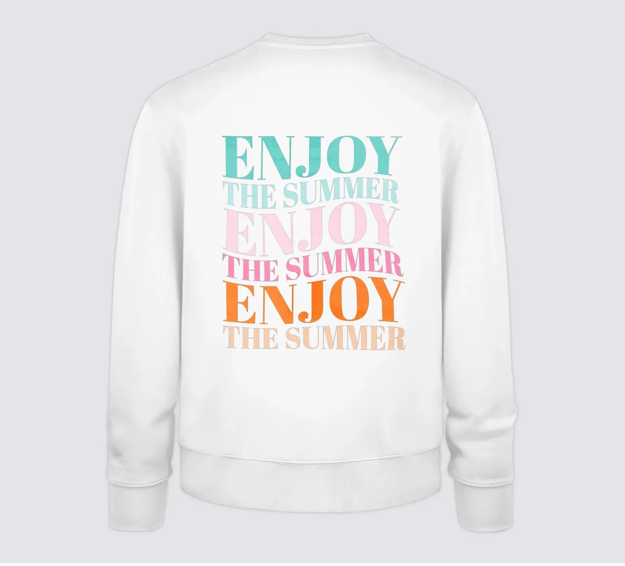 Enjoy the Summer.  Beautiful Type Design to Relax felpa da CalliLetters