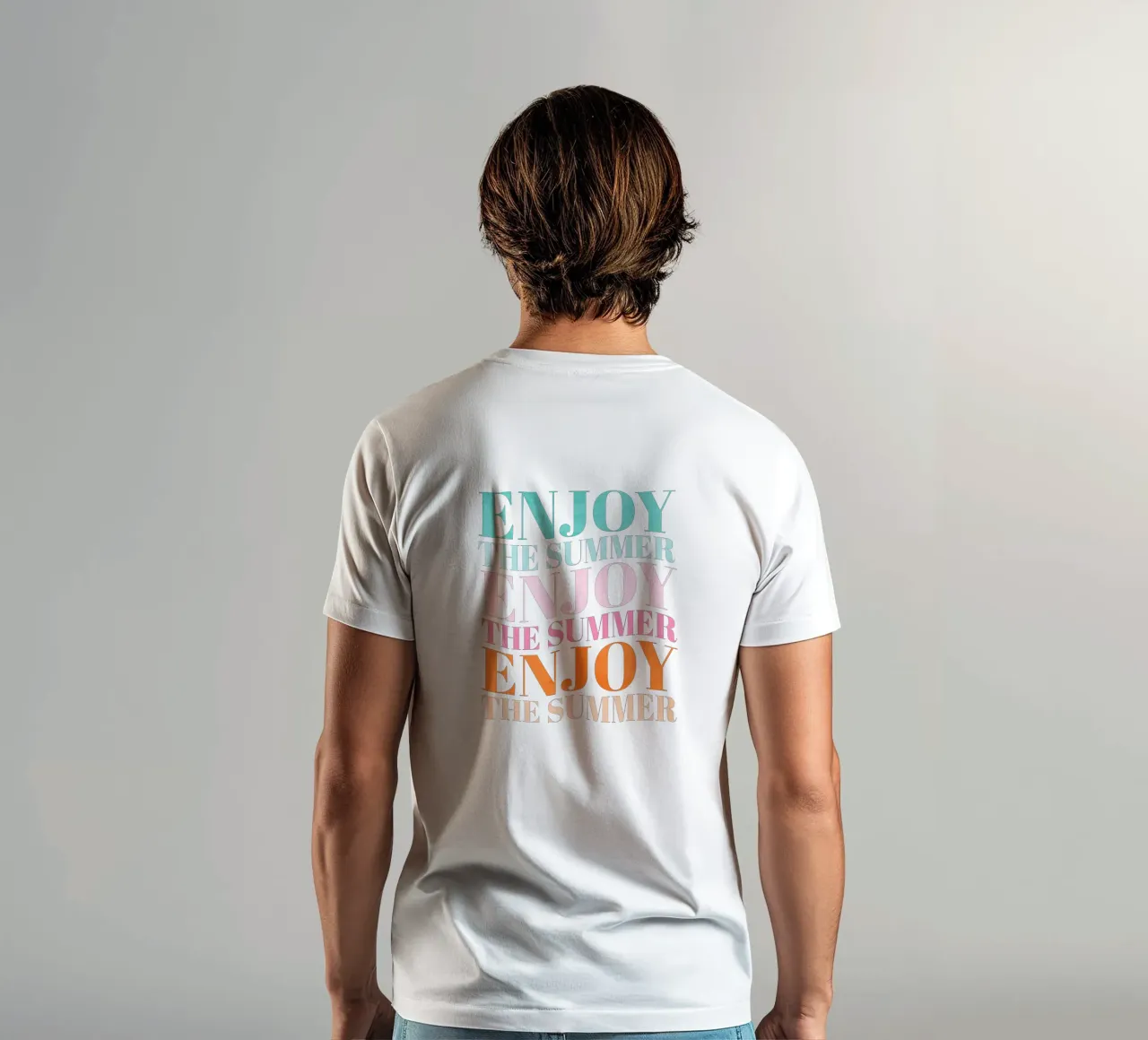 Enjoy the Summer.  Beautiful Type Design to Relax t-shirt da CalliLetters