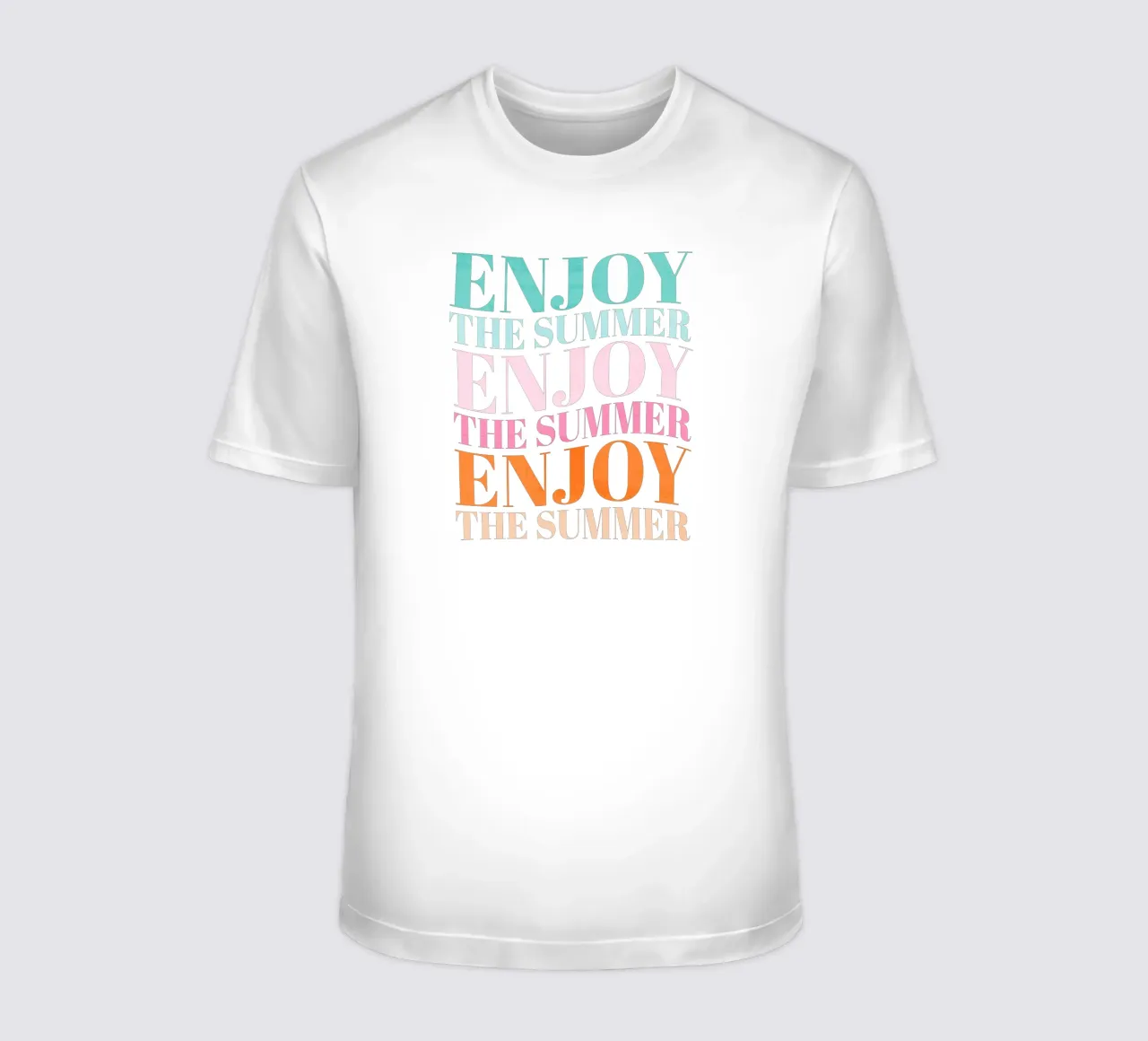Enjoy the Summer.  Beautiful Type Design to Relax t-shirt da CalliLetters