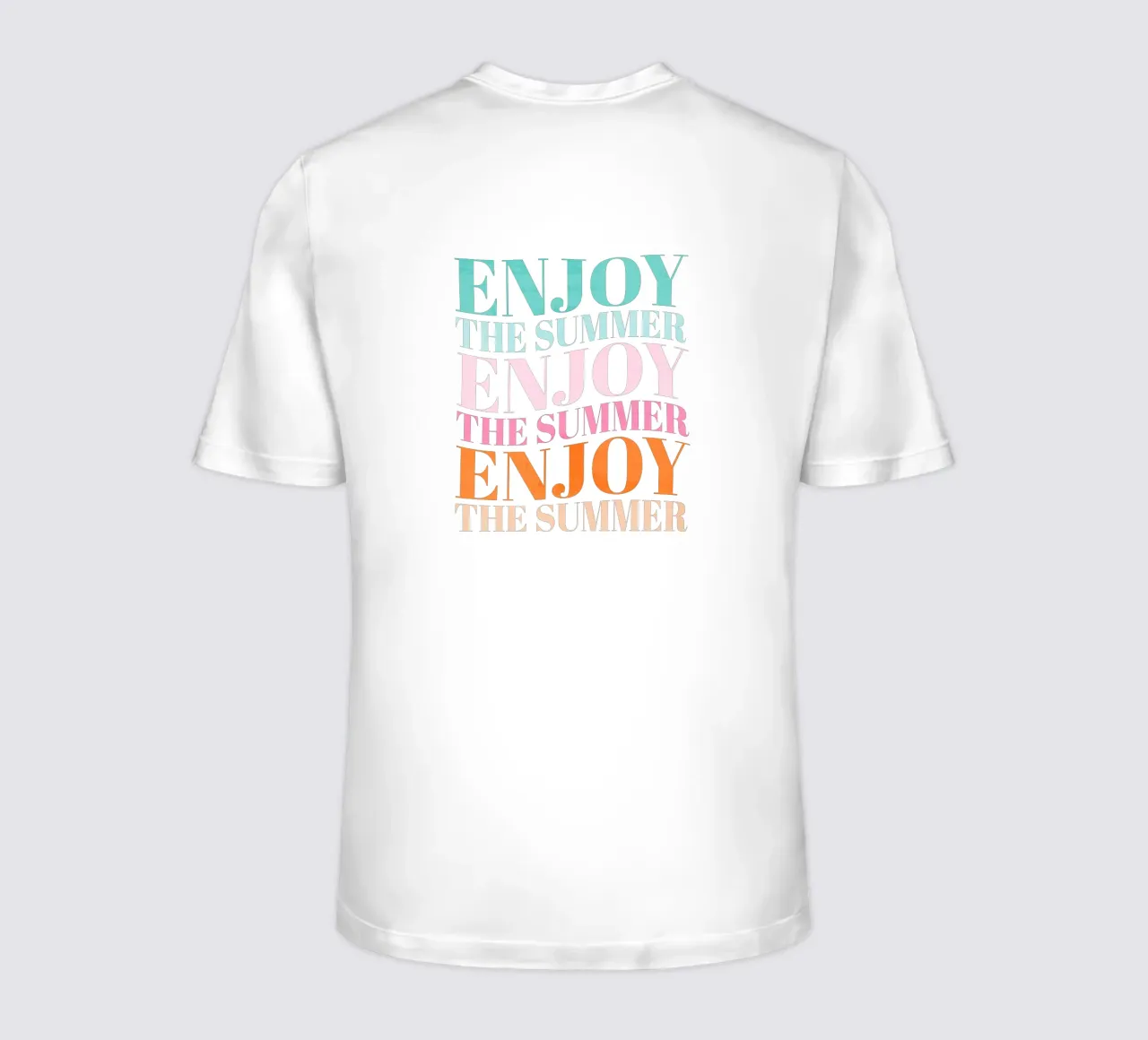 Enjoy the Summer.  Beautiful Type Design to Relax t-shirt da CalliLetters