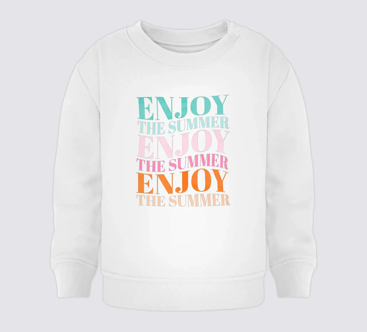 Enjoy the Summer. Beautiful Type Design to Relax felpa neonato da CalliLetters