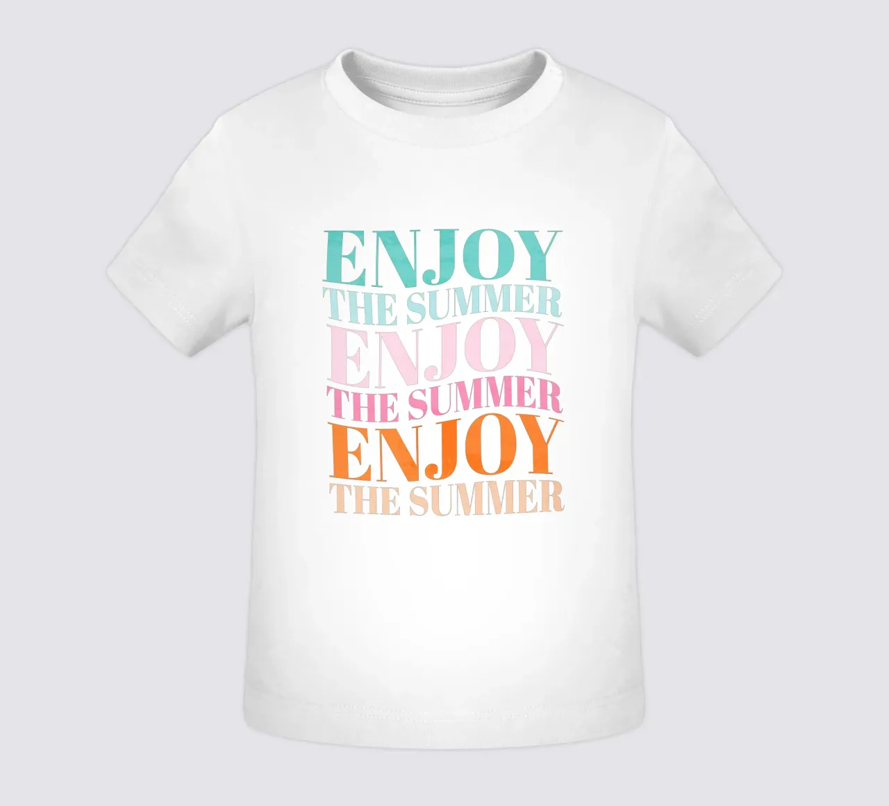 Enjoy the Summer.  Beautiful Type Design to Relax maglietta neonato da CalliLetters