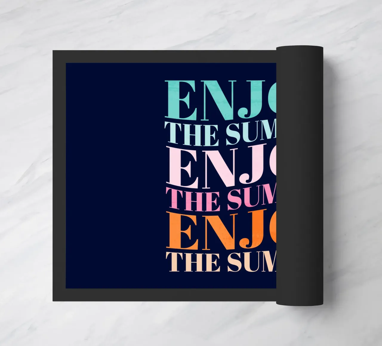 Enjoy the Summer.  Beautiful Type Design to Relax zerbino da CalliLetters