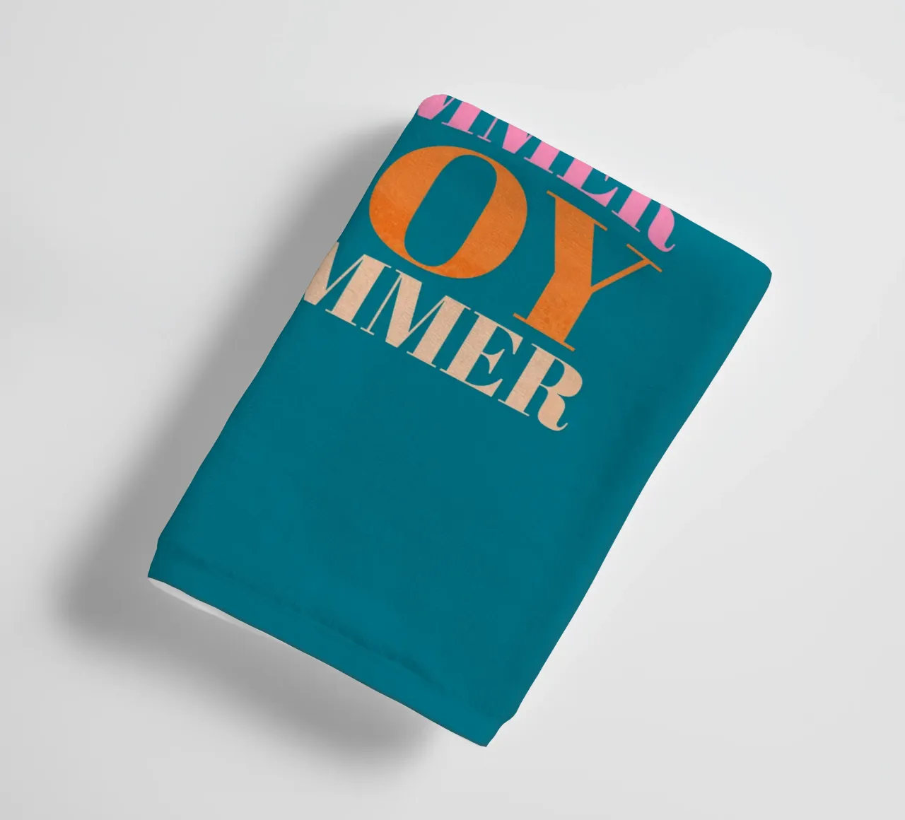 Enjoy the Summer.  Beautiful Type Design to Relax asciugamano da bagno da CalliLetters
