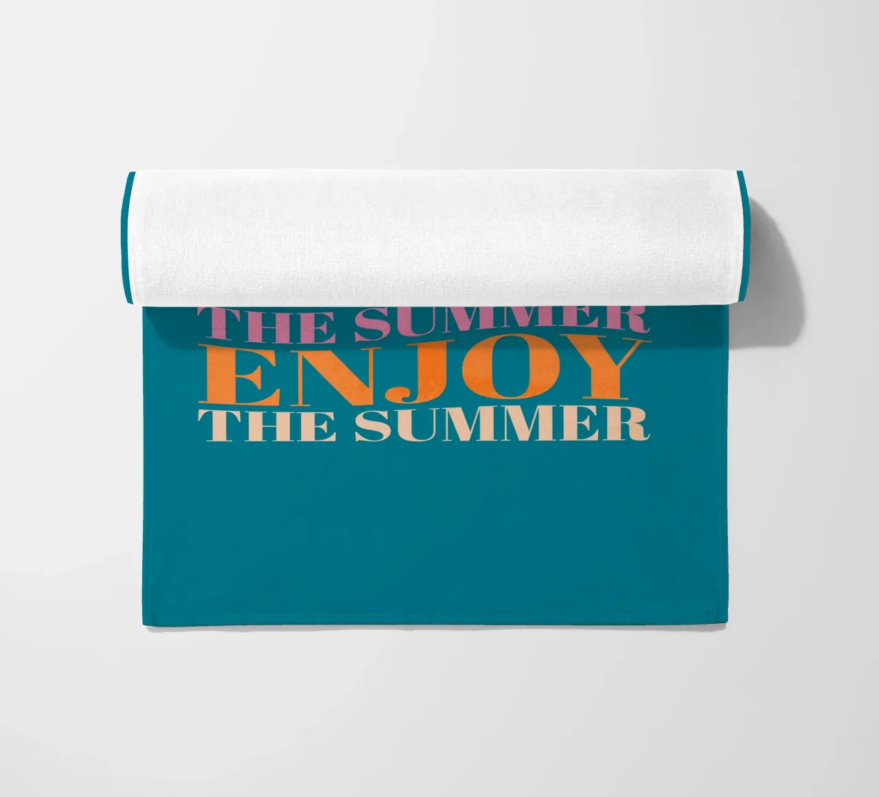 Enjoy the Summer.  Beautiful Type Design to Relax telo mare da CalliLetters