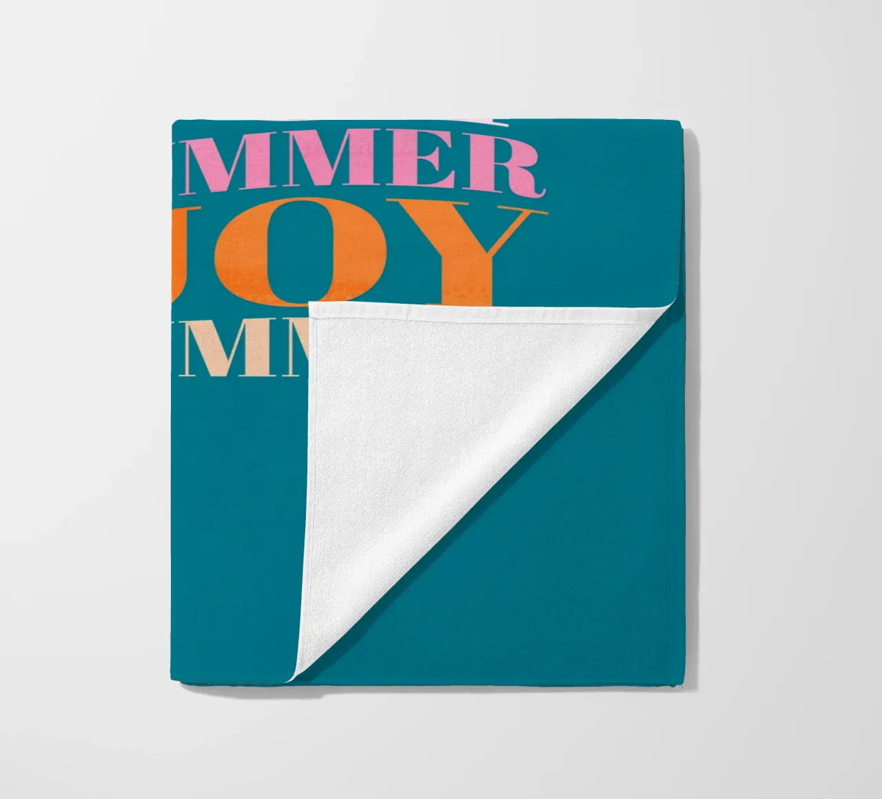 Enjoy the Summer.  Beautiful Type Design to Relax telo mare da CalliLetters