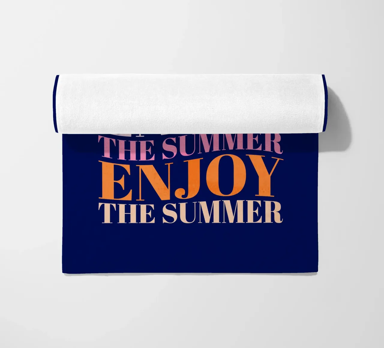 Enjoy the Summer.  Beautiful Type Design to Relax telo mare da CalliLetters