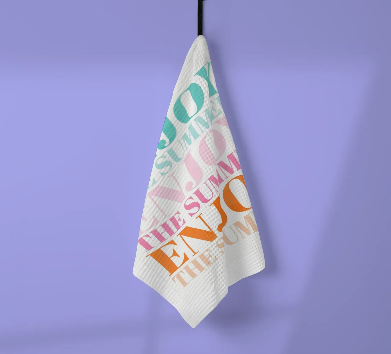 Enjoy the Summer.  Beautiful Type Design to Relax canovaccio da cucina da CalliLetters