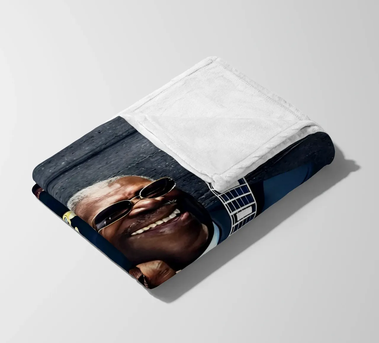 B.B. King coperta in pile da Low poly art