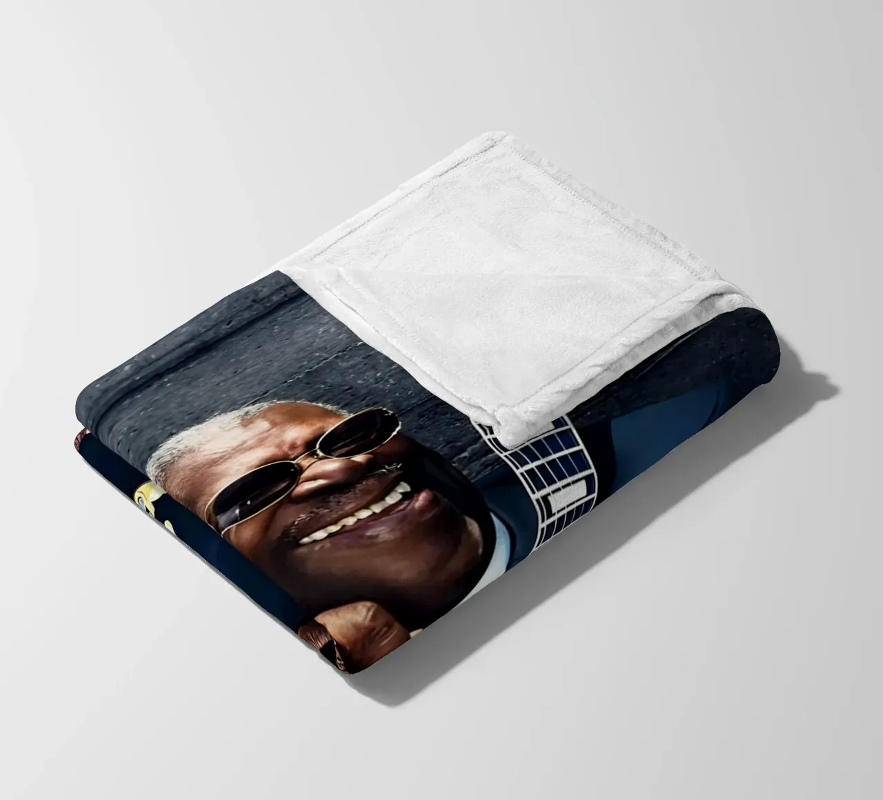B.B. King coperta in pile da Low poly art