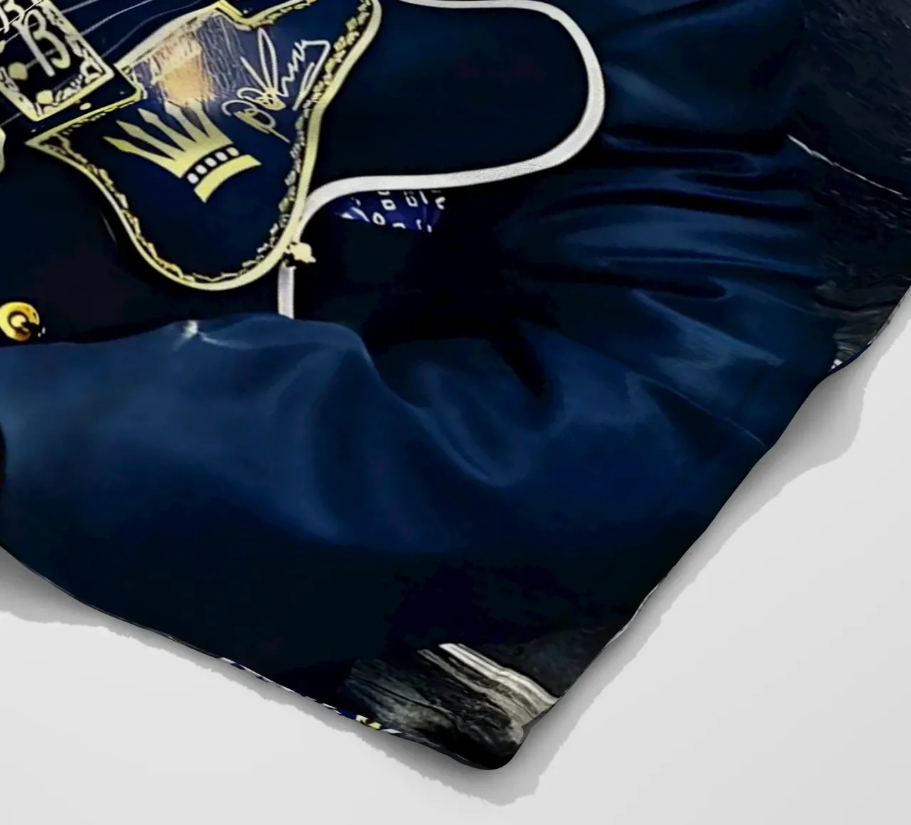 B.B. King coperta in pile da Low poly art