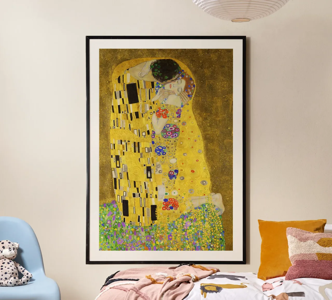 Dettaglio del bacio - Gustav Klimt poster da Show Art