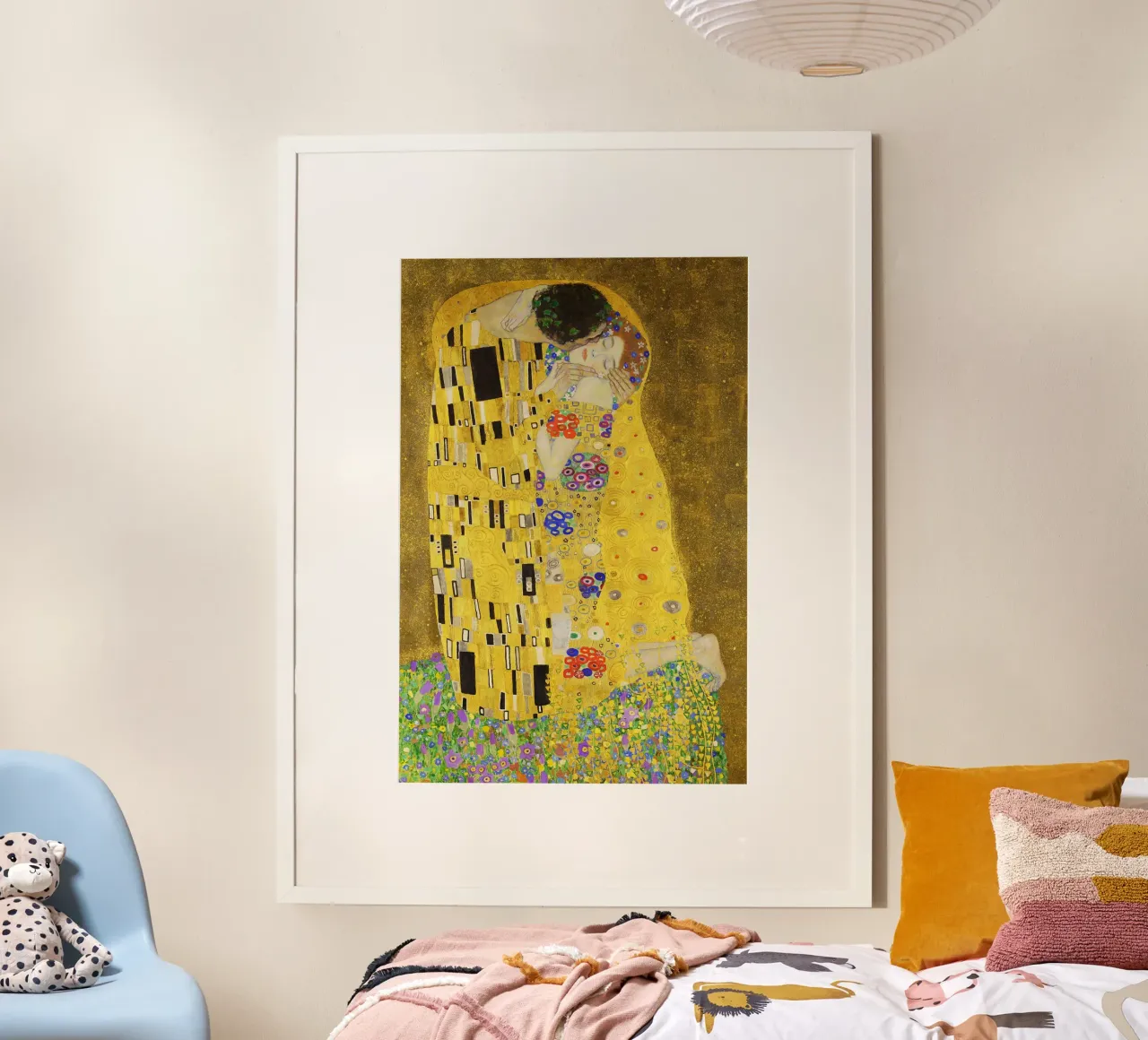 Dettaglio del bacio - Gustav Klimt poster da Show Art