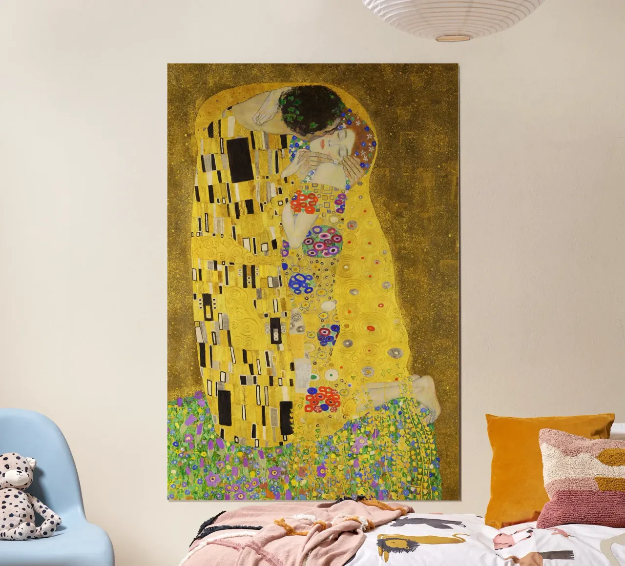 Dettaglio del bacio - Gustav Klimt poster da Show Art