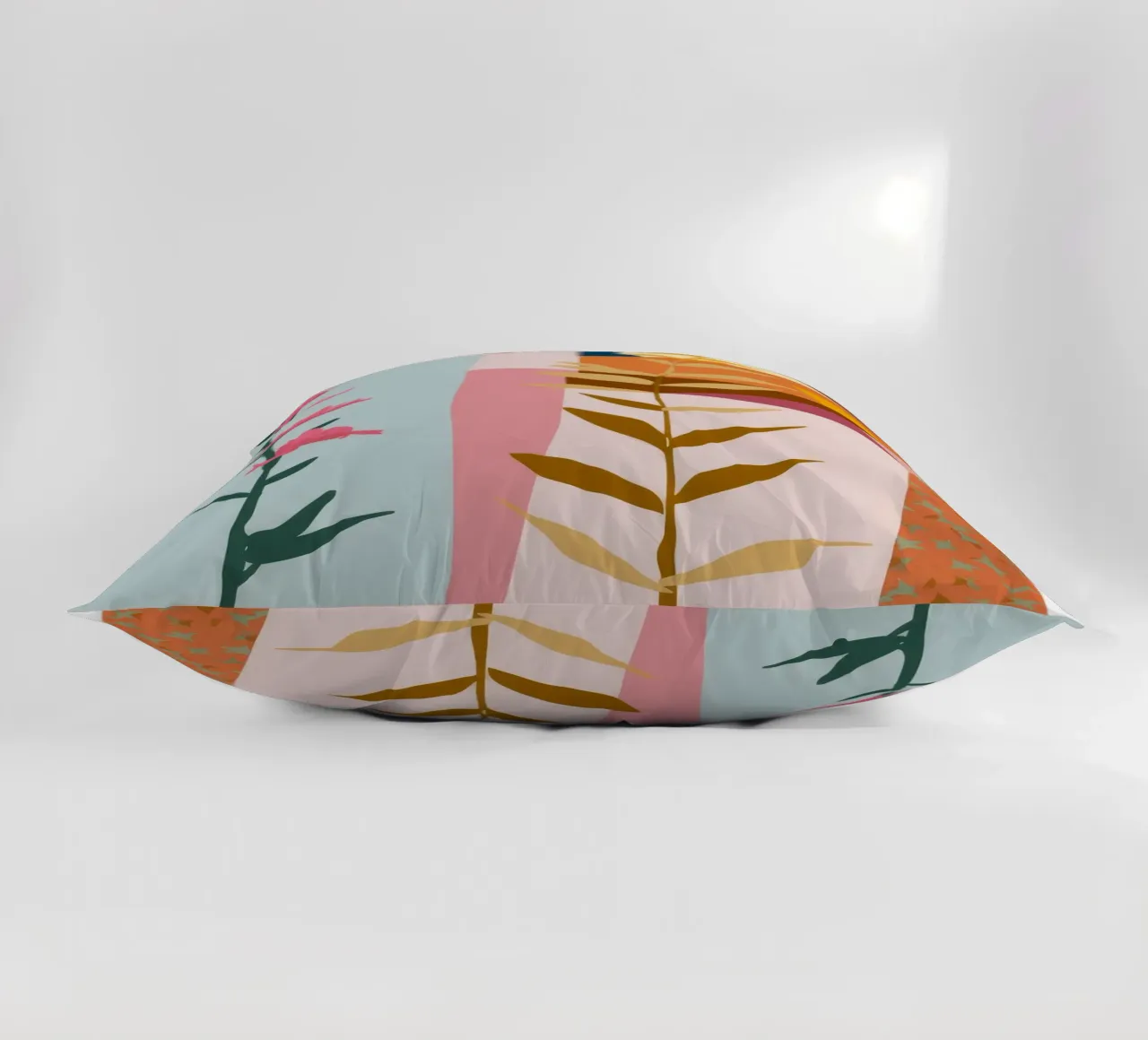 Mano geometrica floreale cuscino da Lumie Layers