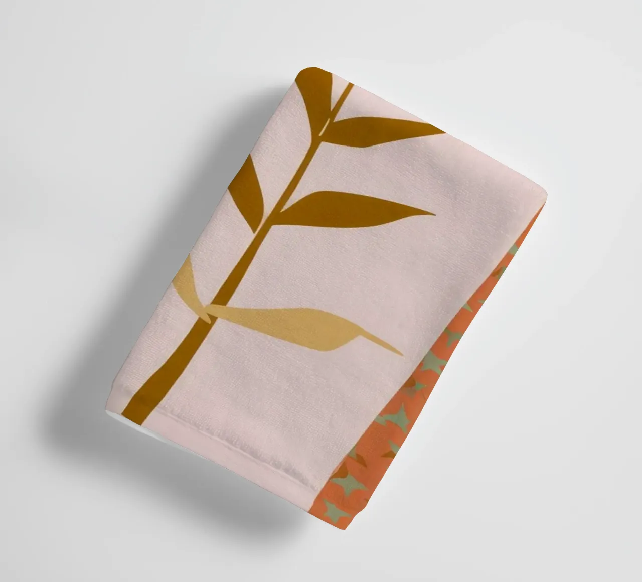 Mano geometrica floreale asciugamano da bagno da Lumie Layers